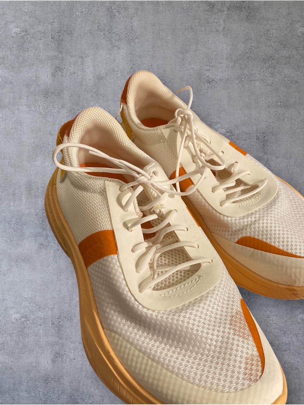Sorel Women's Cream & Orange Athletic Sneakers